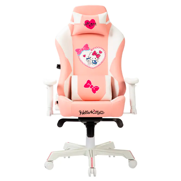 Gaming Swivel Recliner Chair Pink